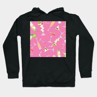 Cocktail Classics in Pink Hoodie